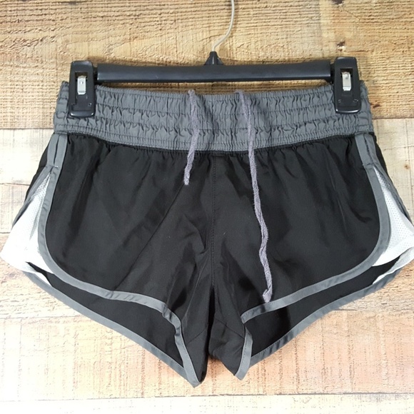So Running Shorts Black Gray White Lined Size Small - Picture 1 of 5
